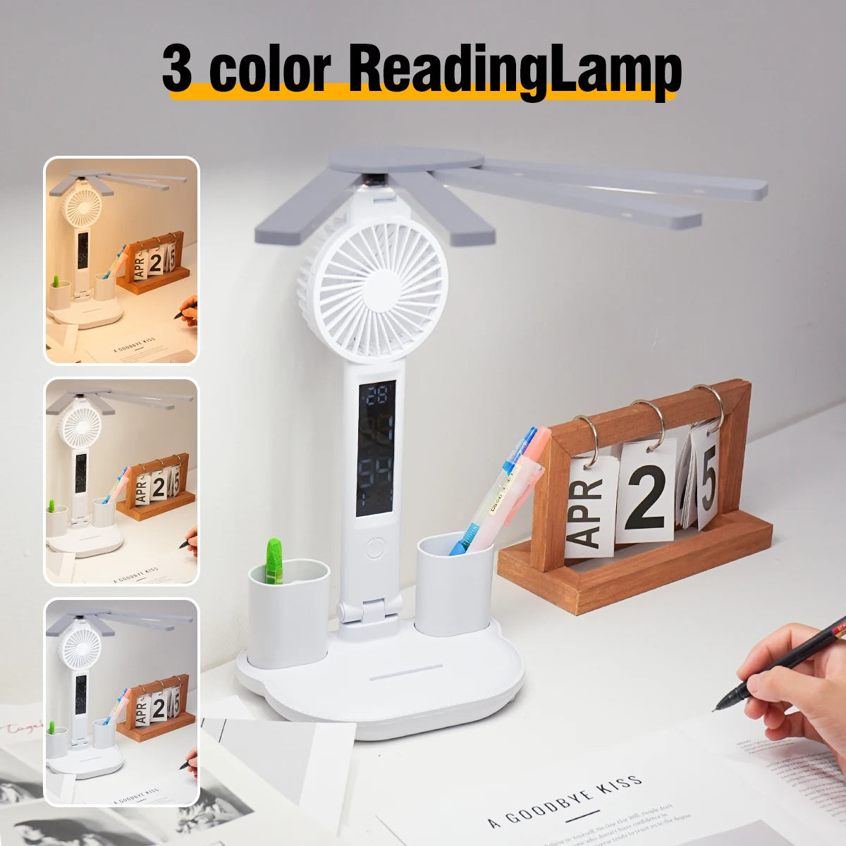 FocusBeam Pro – Premium 3-in-1 Productivity Desk Lamp